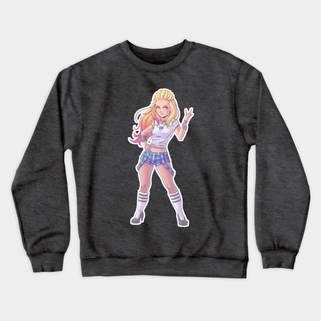 Avril Lavigne Crewneck Sweatshirt by MauroAlbatros